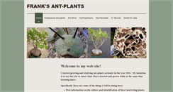 Desktop Screenshot of franksantplants.com